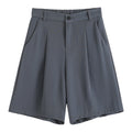Img 5 - Drape Suits Shorts Women Summer Loose High Waist Slim Look Black A-Line Wide Leg Mid-Length Casual Pants