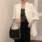 IMG 137 of Blazer Women Summer Korean Casual All-Matching Thin Elegant Loose Three-Quarter Length Sleeves Popular Suit Outerwear