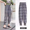 Summer Silk Anti Mosquito Pants Thin Cooling Casual Loose Lantern Jogger Beach Women Home Sleepwear