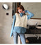 IMG 132 of Korean Turtleneck Yarn Long Sleeved Sweater Women Thin Student Undershirt Tops Outerwear