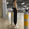 Img 3 - Minimalist Solid Colored Ankle-Length Sporty Loose Jogger Slim-Look Thin Casual Petite Women Pants