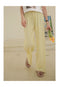 IMG 118 of Drape Elastic Waist Wide Leg Casual Pants Women Summer Korean High Slim Look Straight Loose Pants