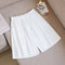 Img 6 - Cotton Blend Shorts Women Outdoor Plus Size Loose Wide Leg High Waist Bermuda Summer Bermuda Shorts