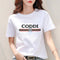 T-Shirt Women Cotton Short Sleeve Loose Plus Size Summer Trendy Half Sleeved Matching Tops ins T-Shirt