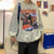 Img 4 - American High Street Round-Neck Sweatshirt Hip-Hop Trendy Loose oversize Vintage Tops