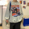 Img 4 - American High Street Round-Neck Sweatshirt Hip-Hop Trendy Loose oversize Vintage Tops