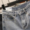 Img 3 - Ripped Denim Shorts Women Burr Plus Size High Waist Slim Look A-Line Bermuda Summer Loose Thin