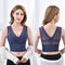 Img 1 - Plus Size Bare Back Bralette Sexy Breathable Flattering See Through  Lace Strap No Metal Wire Bra