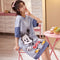 Img 2 - Summer Pyjamas Women Short Sleeve Cotton Pregnant Woman Plus Size Pajamas Popular Loungewear Thin