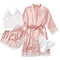 IMG 130 of Europe Women Pajamas Innerwear Plus Size Loungewear Lace Sleepwear