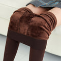 Img 13 - Step-Over Women Outdoor Pants Skin Colour Stockings Fitted One Piece Stretchable Warm Leggings