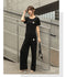 IMG 122 of Daisy Sets Popular Pants Loungewear Women Seamless Highly Durable Pajamas Silk Loose Two-Piece Summer Sleepwear