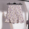 Img 2 - Miniskirt Women Summer Slim Look All-Matching Chiffon High Waist Floral Mid-Length A-Line Skirt