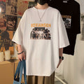 Img 7 - Summer Men Korean Popular Loose Casual Round-Neck Tops Solid Colored Short Sleeve T-Shirt