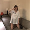 IMG 127 of Mid-Length Short Sleeve T-Shirt Women Summer Undershirt Loose Under Tops insSummer T-Shirt