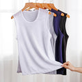 Img 1 - Men Mesh Under Ice Silk Fitness Stretchable Sporty Breathable Plus Size Summer Tank Top