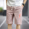 Img 3 - Summer Men Casual Shorts Straight Pants Sporty Cargo Mid-Length Beach