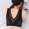 Img 8 - Plus Size Ice Silk Bare Back Bra No Metal Wire Double-Sided Lace Seamless Sporty Bralette Women