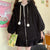 Japanese Adorable Thick Sweatshirt Women Outerwear