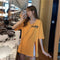 IMG 103 of Mid-Length Short Sleeve T-Shirt Women Summer Undershirt Loose Under Tops insSummer T-Shirt