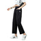 Img 5 - Cotton Blend Wide Leg Pants Women High Waist All-Matching Straight Jeans Loose Casual Ankle-Length Harem