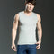 IMG 102 of Men Cotton Tank Top Summer Undershirt Innerwear Plus Size Fitness Sporty Vest Sleeveless Tank Top