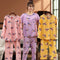 Pajamas Women Cotton Long Sleeved Casual Two-Piece Sets Plus Size Loungewear Sleepwear