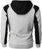 IMG 108 of Color-Matching Slim Look Hooded Sweatshirt Trendy Long Sleeved Sporty Outerwear