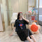 IMG 138 of Summer Short Sleeve Outdoor Plus Size Pyjamas Women Mid-Length Pajamas Korean Loose Loungewear Sleepwear