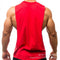 Img 5 - Fitness Tank Top Men Solid Colored Sporty Splitted Loose Vest T-Shirt Cotton