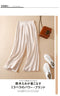 IMG 104 of Loose Art Cotton Blend Wide Leg Pants Culottes Women Vintage Solid Colored Summer Casual Length Pants