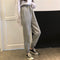 Img 8 - Thin Sporty Women Loose Jogger Pants Gray Slim-Look Casual Inner Pants