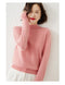 IMG 124 of Undershirt Women Under Elegant Western Long Sleeved Half-Height Collar Sweater Knitted Tops Outerwear