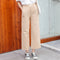 Img 1 - Cotton Blend Wide Leg Pants Women Summer Thin All-Matching Straight Jeans High Waist Drape Plus Size Casual