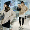 Img 3 - Little White Dress Under Popular Skirt Sweatshirt Korean Splitted Women