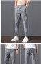 IMG 107 of Summer Silk Ankle-Length Pants Elastic Waist Sport Slim Look All-Matching Harem Pants