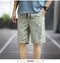 IMG 136 of Summer Men Casual Shorts Straight Pants Sporty Cargo Mid-Length Beach Shorts