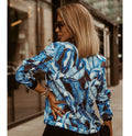 IMG 110 of Popular Slim Look Long Sleeved Printed Short Jacket Cardigan Women Outerwear