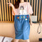 Pyjamas Women Summer Thin Cotton Short Sleeve Mid-Length Pajamas Student Adorable Cartoon Plus Size Pregnant Woman Sleepwear