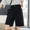 Img 6 - Women Matching Shorts Summer Loose Thin High Waist Slim Look Chiffon Mid-Length Pants