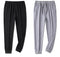 IMG 107 of Men Casual Pants Japanese Loose Sport Solid Colored Straight Ankle-Length Pants