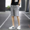 Summer Men Casual Shorts Straight Pants Sporty Cargo Mid-Length Beach Shorts