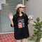 IMG 110 of bfHarajuku Cartoon Printed Short Sleeve T-Shirt Women Summer Loose Trendy insTops T-Shirt