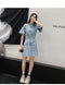 IMG 120 of Niche Trendy Couple Summer Short Sleeve T-Shirt Korean insPopular Elegant Dress Sets