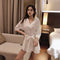 Img 18 - Summer Sexy Popular Pyjamas Women Thin Short Sleeve Loose Chiffon Shirt Dress