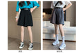 Img 7 - Suits Mid-Length Shorts Women Summer Loose Plus Size Outdoor High Waist Straight Hong Kong Casual Pants