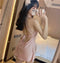 IMG 117 of Summer Pajamas Women Sweet Look Sexy Lace Bare Back Bow Slip Pyjamas Loungewear Sleepwear