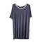 Summer Casual Pyjamas Mid-Length Modal Pajamas Women Home Trendy Spliced Sleepwear