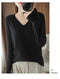 IMG 146 of Women Pullover Slim Look Solid Colored Long Sleeved V-Neck Undershirt Sweater Outerwear