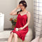 Cotton Pyjamas Women Summer Teens Camisole Solid Colored Sexy Dress Sleepwear